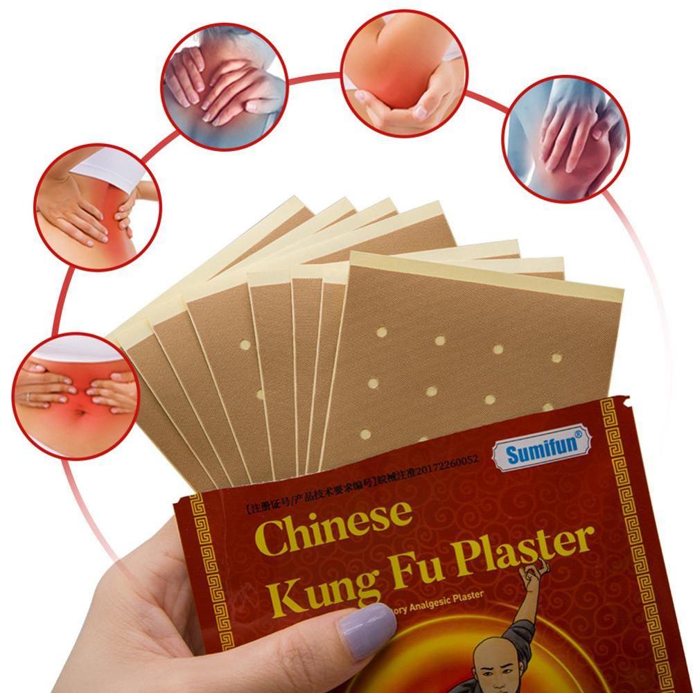 8 pcs Pain Relief Patch Shaolin analgesic Plasters Active Meridians Paste Rheumatoid Arthritis Lumbar Cervical Spondylosi