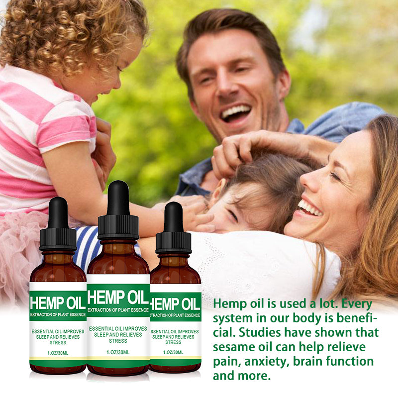 Herbal CBD Essential Oil Body Massage Improves Sleep Reduces Muscle Sore Pain Essential Oils