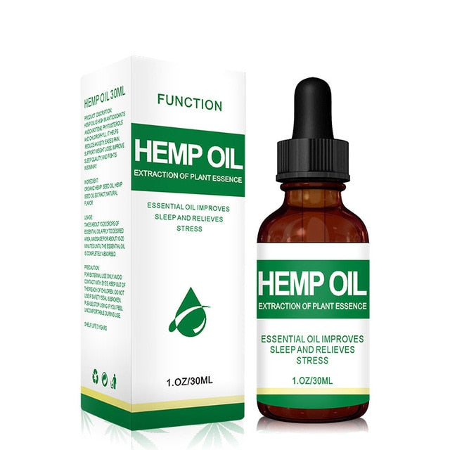 Herbal CBD Essential Oil Body Massage Improves Sleep Reduces Muscle Sore Pain Essential Oils