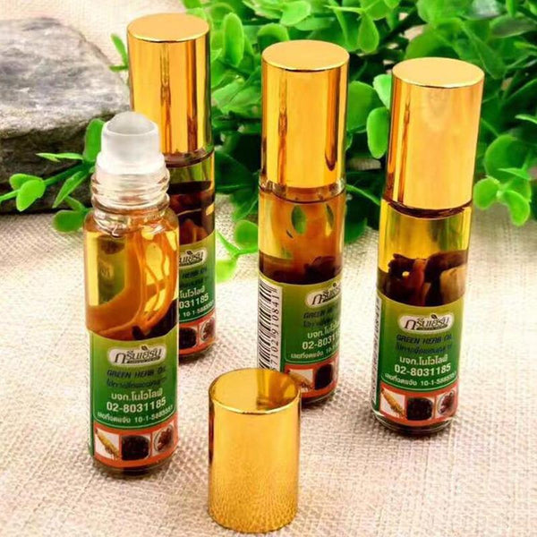 Thai green herb nasal peppermint oil refreshing brain sickness refreshing oil Pain Relief Ointment Compound Essential Oil