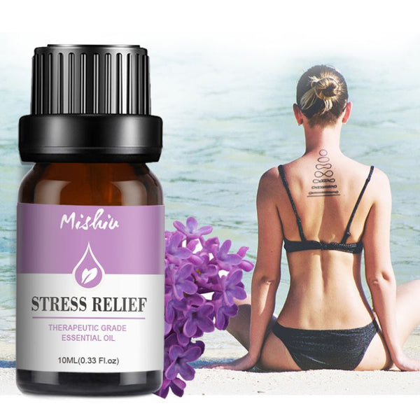 Bergamot Sage Lavender Essential Oil Soothing Stress Relieve Pain Massage Oil Aromatherapy Oil