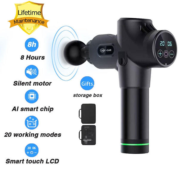 Lifetime Warranty Muscle Massage Gun Body Massager Therapy Massager Exercising Muscle Pain Relief Body Muscle Relax Massagea
