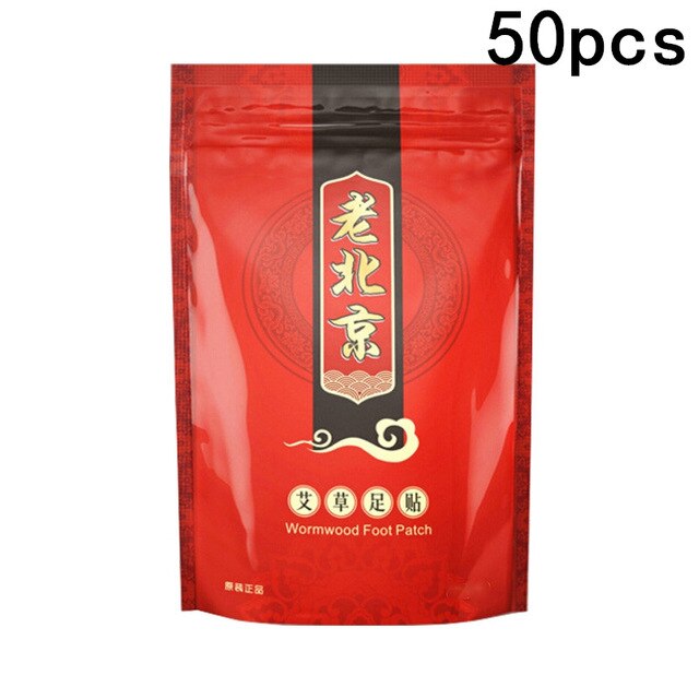 10pcs/50pcs Foot Patch With Ginger And Wormwood Anti-Swelling Detoxification Pain And Stress Relief