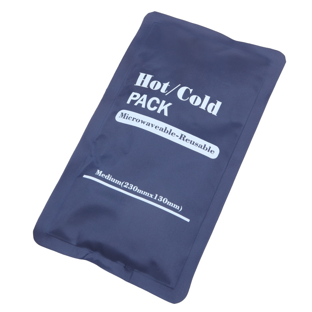 Hot/Cold Reusable Heat Gel Ice Non Toxic Pack Sports Muscle/Back Pain Relief FMO