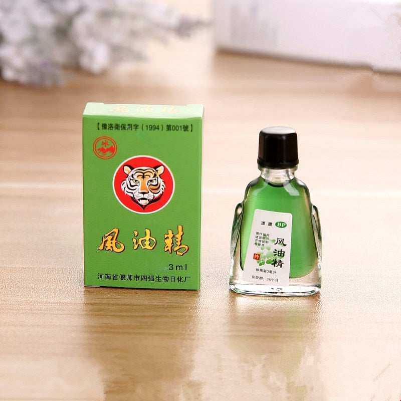 2 Bottles Vietnam Fengyoujing For Headache Dizziness Medicated Oil Rheumatism Pain Abdominal Pain Refreshing Oil 3ml
