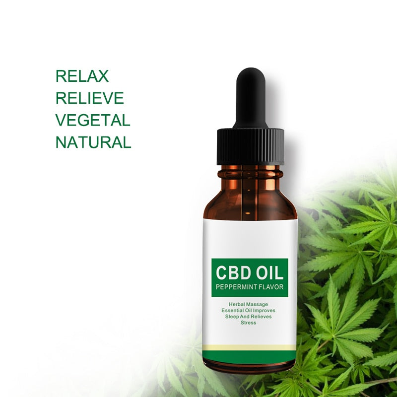 Herbal Body Massage Oil Improves Sleep Quality Reduces Muscle Sore Pain Relieve Essential Oil Essence