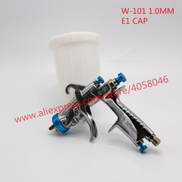 Japan W-101 spray gun HVLP manual paint gun gravity / 1.0 / 1.3 / 1.5 / 1.8mm 400ml furniture automatic painting, car paining