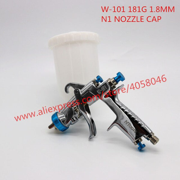 Japan W-101 spray gun HVLP manual paint gun gravity / 1.0 / 1.3 / 1.5 / 1.8mm 400ml furniture automatic painting, car paining