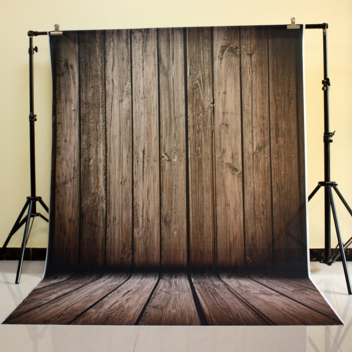 150x220cm Cotton polyester background Newborn Birthday Washable Backdrop Party Wall Decors Deep Pain Wood Plank D-2492