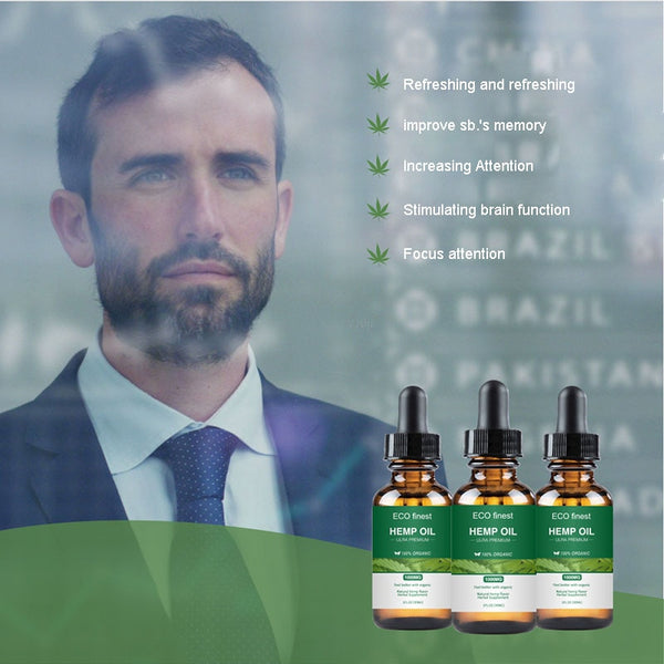High Quality Essential Oil Hemp Seed Relieve Stress Pain Care Sleeping Aid Relax Soothing