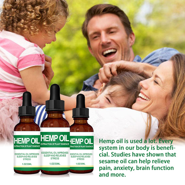 Herbal CBD Essential Oil Body Massage Improves Sleep Reduces Muscle Sore Pain Essential Oils