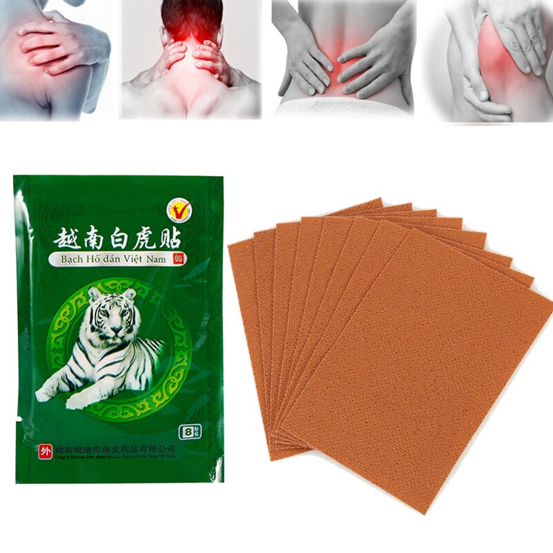 8PCs/Bag Medical Patches Vietnam Pain Relief Plaster Pain Relief Patch for Muscle Back Shoulder Pain Balm Arthritis Massage Pad
