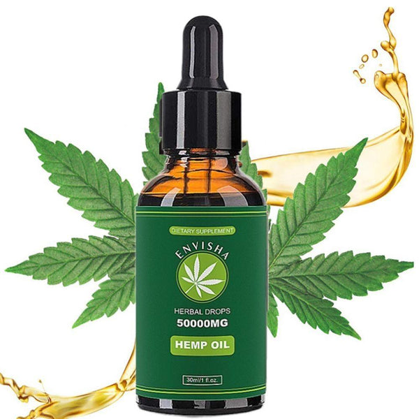 50000mg Hemp Oil for Pain Relief Anxiety Sleep Anti Inflammatory Extract Drops Seed Oil 100% Pure Organic Therapeutic Grade
