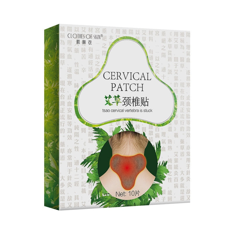 10 PCs Wormwood Moxa Self-heating Cushion Shoulder Neck Neck Cervical Relief Pain Moxibustion Patch Heat Stickers JLRD 2018