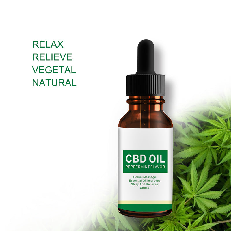 CBD OIL Aromatherapy Relieve Muscle Soreness Pain Stress Help Sleep Skin Care Natural Herbal Moisturizing Massage Essential Oil
