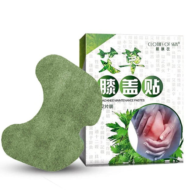 Knee moxa plaster Hot moxibustion Self Heating Pain Relieving warming meridians Patches plaster Wormwood Sticker