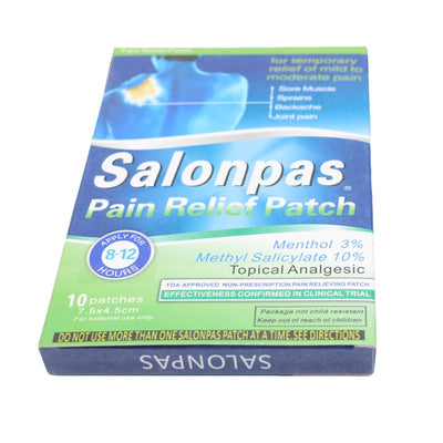 100pcs/10boxes Herbal Knee Pain Relief Plaster High Quality SALONPAS Back Pain Relieving Patches for Arthritis