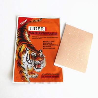200pcs/50bags China Medical Tiger Plaster 7*10CM Arthritic Leg Pain Relieving Patch Muscle Joint Pain Relief Patch Health Care