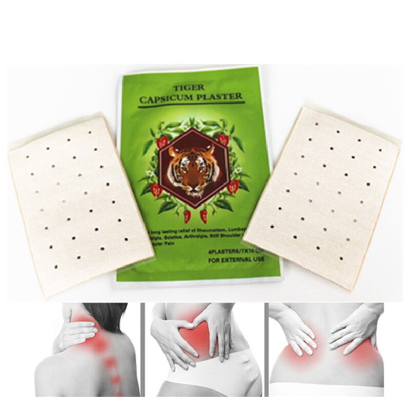 1000pcs/lot(250bags) Chinese Medical Botanical Chili Plaster Shoulder Pain Relief Capsicum Patches