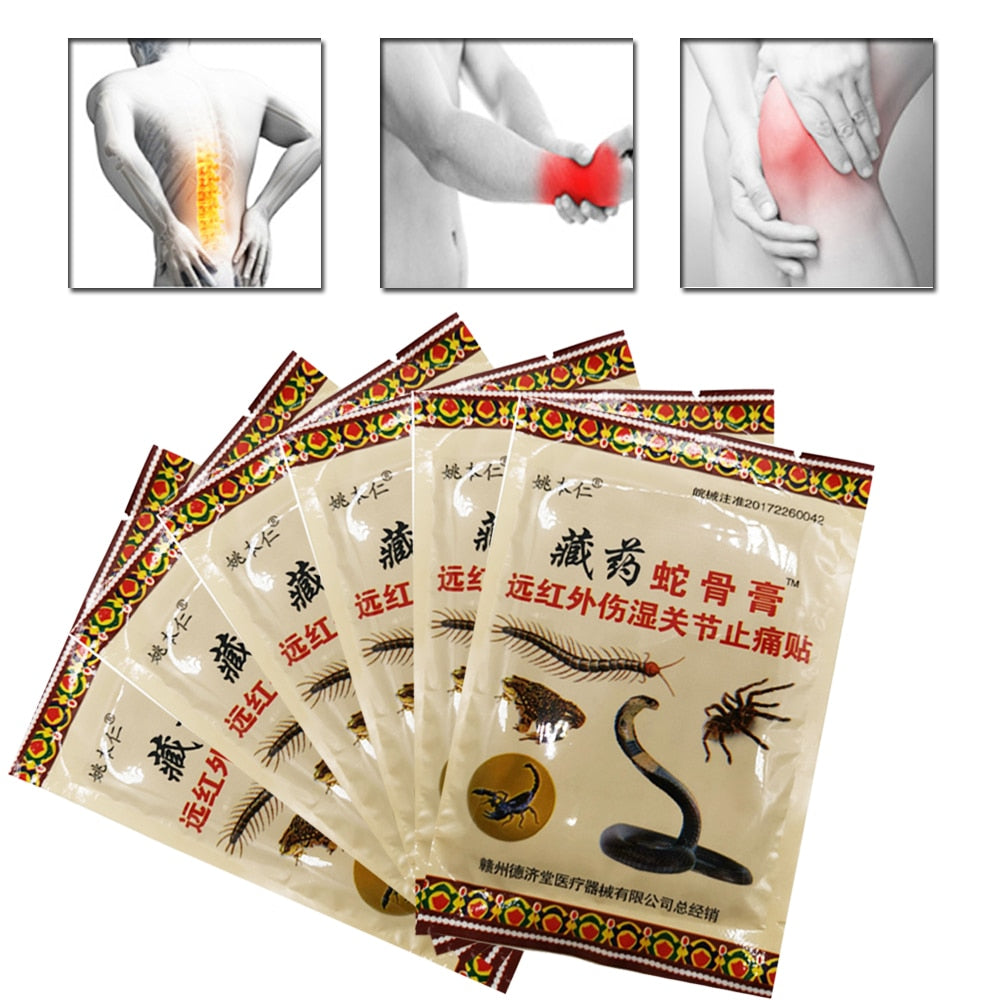 8/24pcs Chinese Medical Plaster Rheumatism Muscular Pain Stiff Shoulder Spondylosis Treatment Relief Pain D402