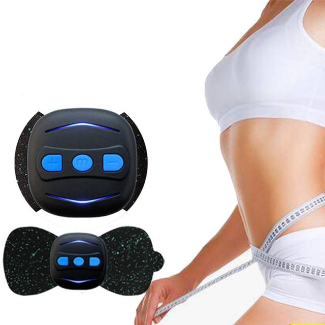 Portable Mini Electric ABS Neck Massager Cervical Massage Stimulator Pain Relief Fitness Lose Weight back /waist Massage Patch