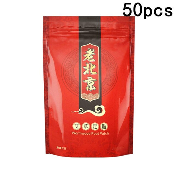 10pcs/50pcs Foot Patch With Ginger And Wormwood Anti-Swelling Detoxification Pain And Stress Relief