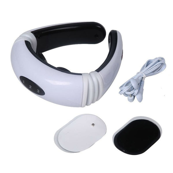 Electric Pulse muscle Neck Massager Back Cervical Vertebra Impulse Massage Acupuncture Magnetic Therapy Relief Pain patch tools