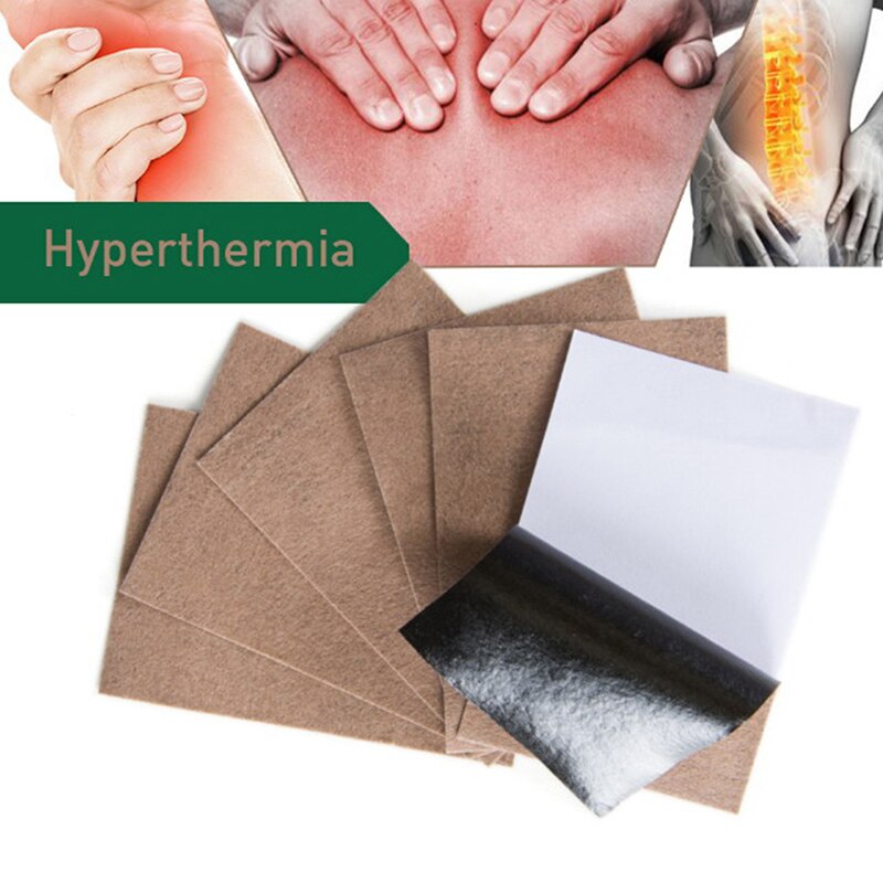 Hot 6pcs/bag Ginger Medical Plaster Hot Stickers Compress Pain Removal Cold Application Pain Relief Medical Stickers