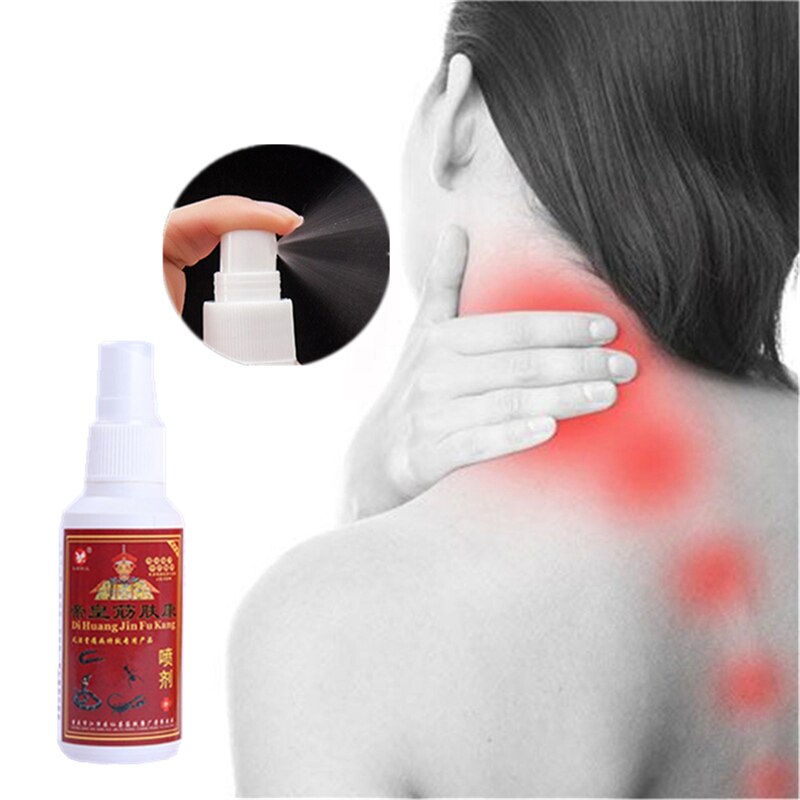 100ml Backache Care Essential Oil Stop Pain Rubber Plates Snake Venom Osphyalgia Migraine Treatment Health Herbal Spray Oils