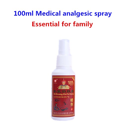100ml Backache Care Essential Oil Stop Pain Rubber Plates Snake Venom Osphyalgia Migraine Treatment Health Herbal Spray Oils