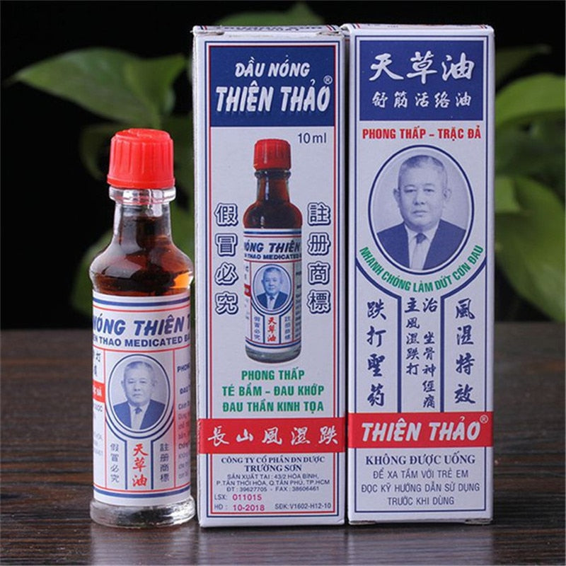 Chinese Herbal Shaolin Analgesic Cream Suitable Rheumatoid Arthritis Joint Pain Back Pain Relief Knee Analgesic Oil Balm 10ml