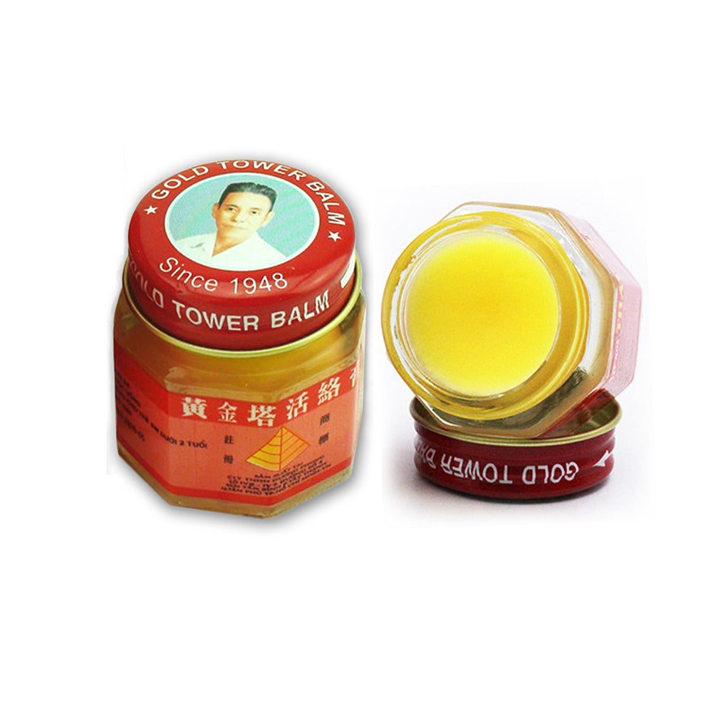 Brand New 20g Vietnam Gold Tower Cream Ointment Arthritis Muscle Aches Pain Relieving Patch Massage Relaxation White Tiger Cream