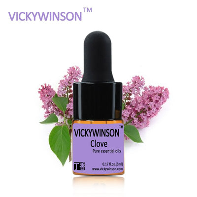 VICKYWINSON Clove essential oil 5ml natural aromatherapy Essential Oil Improve rough skin Relieve pain Clove WD10