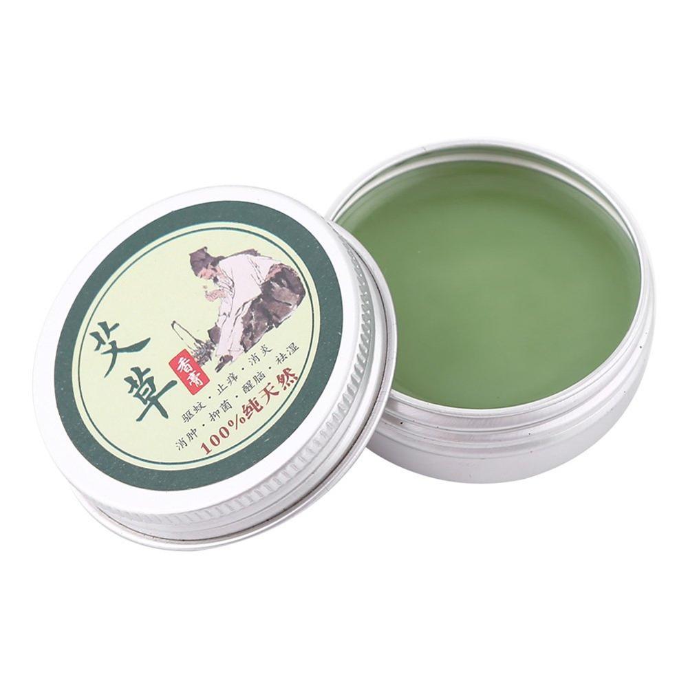 Herbal Moxa Moxibustion Cream Balm Mugwort Health Skin Care Repair Essential Massage Oil Relief Arthritis  Neck/ Back Pain