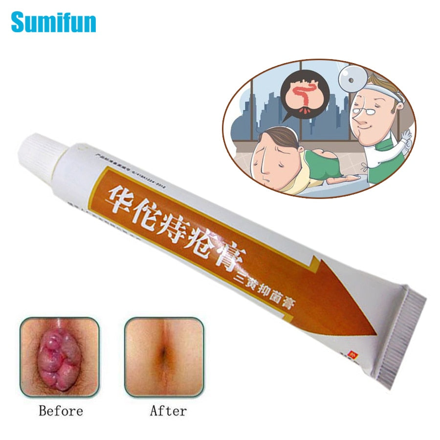 Hemorrhoids Relieve pain essential oil Ointment 100% Original Chinese medicine Cream Painkiller External Anal Fissure Plaster