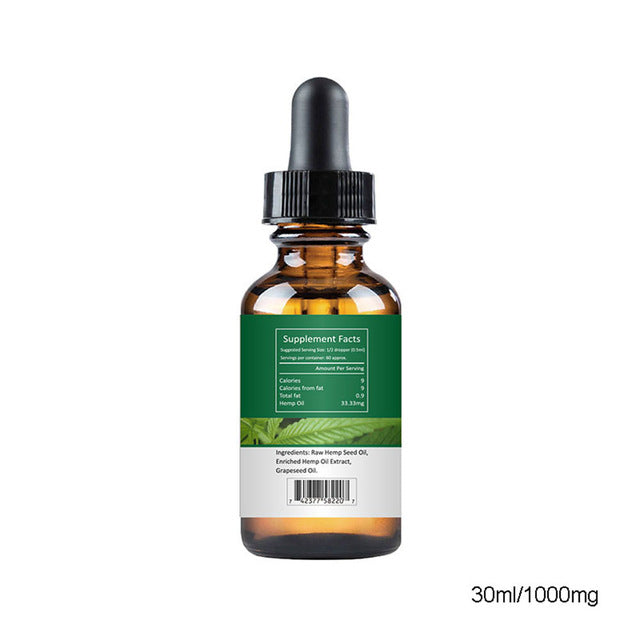 High Quality Essential Oil Hemp Seed Relieve Stress Pain Care Sleeping Aid Relax Soothing